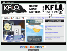 Tablet Screenshot of kfloradio.com